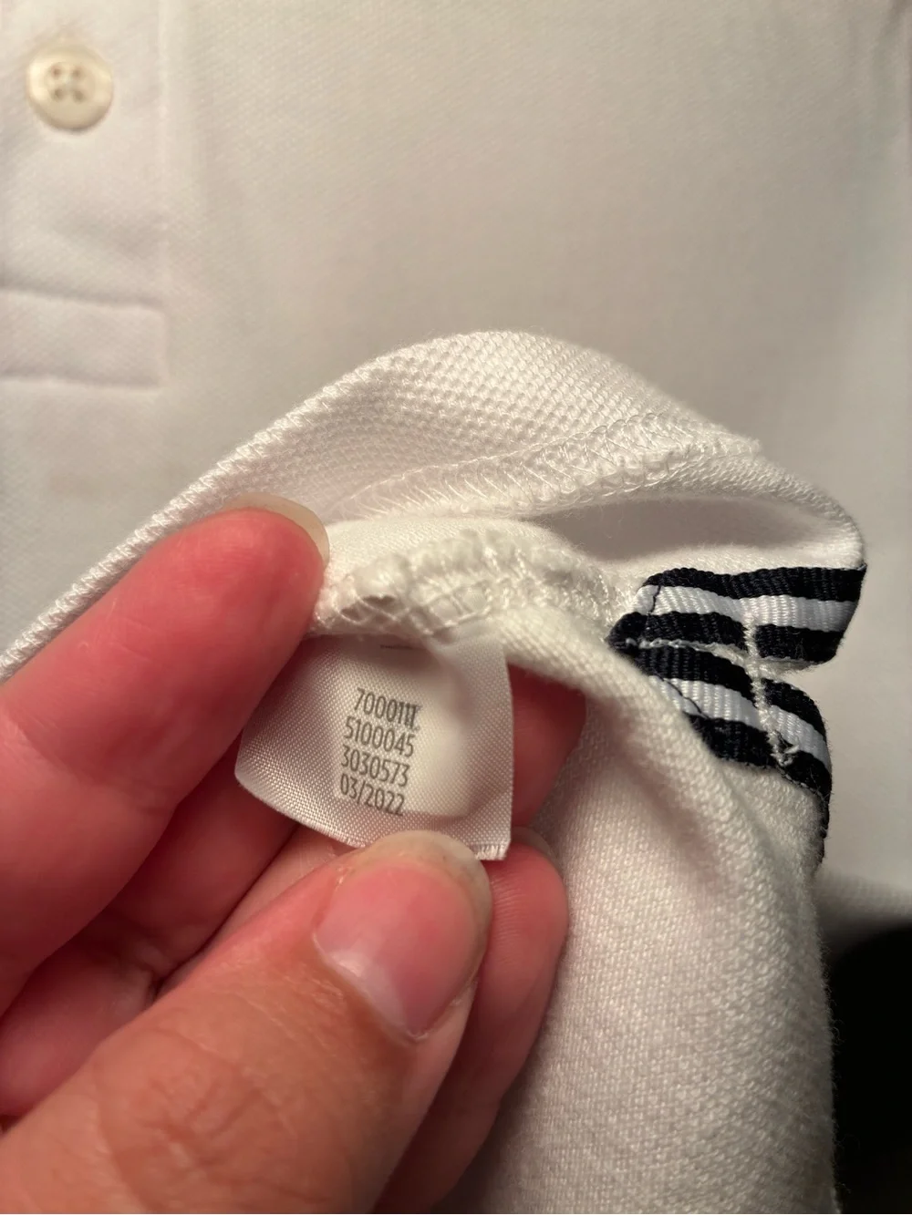 Gymboree size 7 White uniform shirt